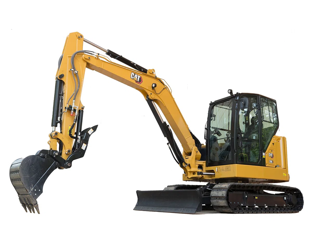 306 CR , мини багер, Машини CAT, Eltrak, Верижни багери