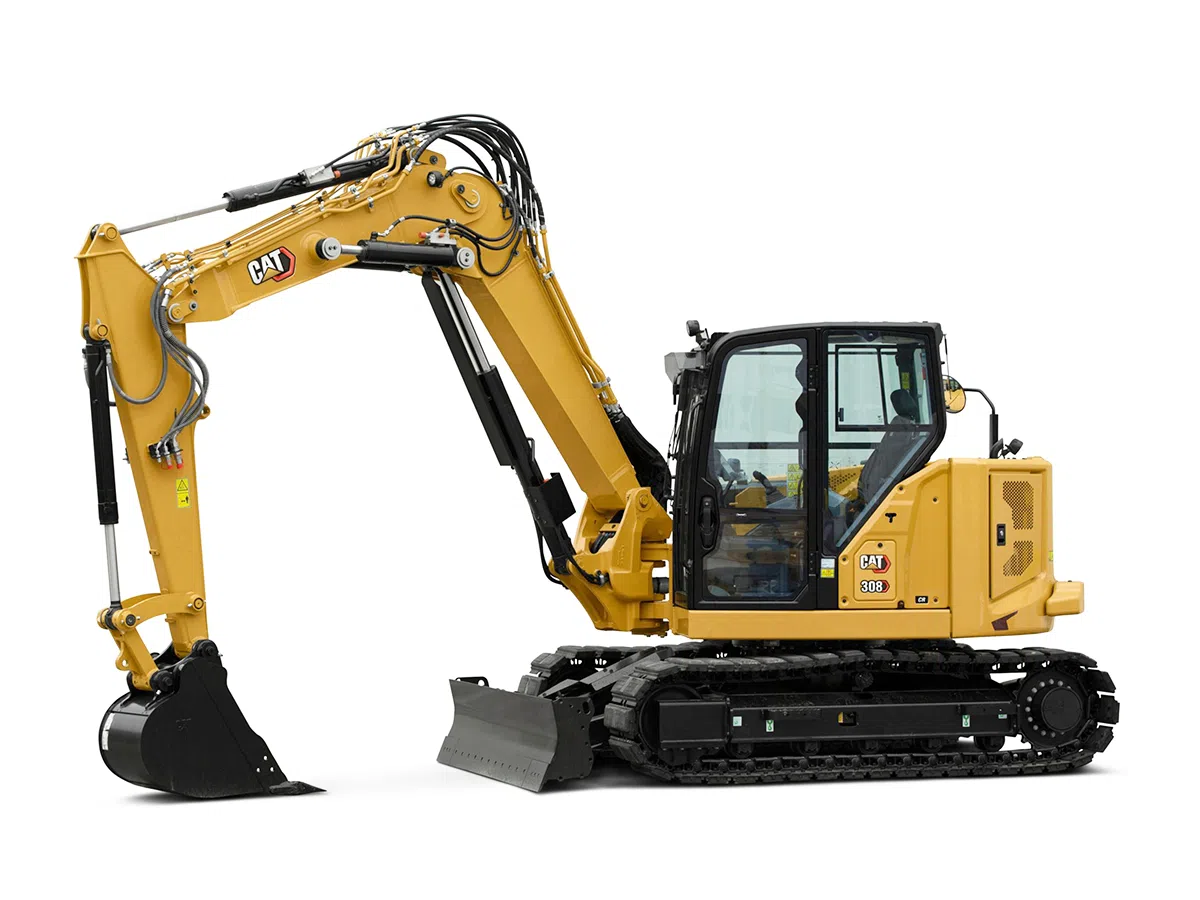 308 CR VAB , мини багер, Машини CAT, Eltrak, Верижни багери, 309 CR VAB