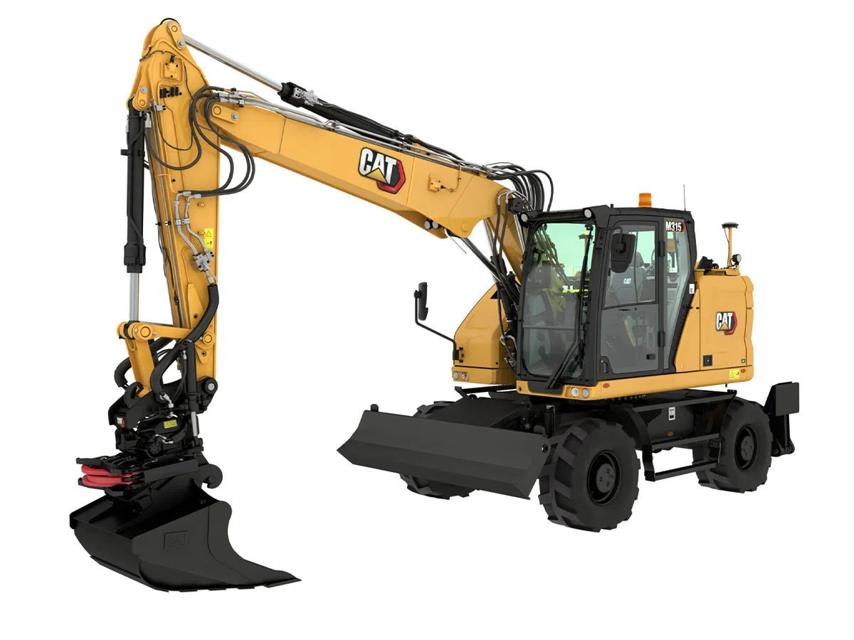 M315, Колесни багери, Машини CAT, Елтрак България, багери Caterpillar, M315 Колесен багер