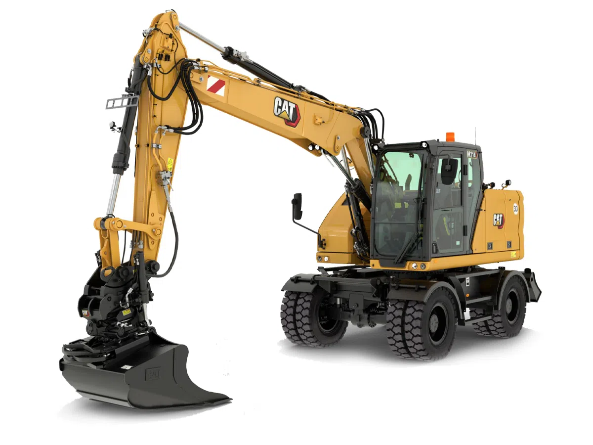 M314, Колесни багери, Машини CAT, Елтрак България, багери Caterpillar, M314 Колесен багер