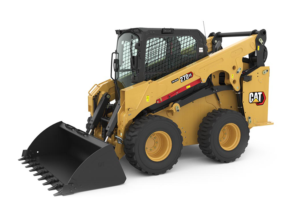 270 XE, Колесни мини товарачи, Машини CAT, Eltrak, товарачи Caterpillar, Елтрак България, 270 XE Колесен мини товарач