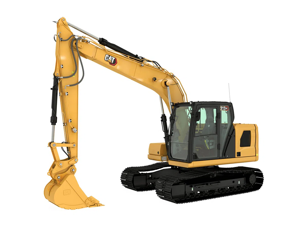 313 GC, Верижни багери, Малки багери, Машини CAT, cat 313 gc